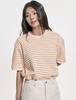 CLEVER FIELD Striped Multi-Pique T-Shirt_White