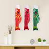 DOITOOL 5 Pcs Japanese Carp Windsock Streamer Fish Flag Kite Koinobori Hanging Decor for Japanese Sushi Bar Izakaya Room (70x17cm)