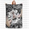 Luffy one piece Throw Blanket for Couch Fuzzy Soft Plush Blanket 50x60 Inches Multi-size Bedspread for All Seasons