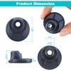 Beautyflier Mixer Bottom Foots for KitchenAid Tilt Head Stand Mixer KSM150 KSM152 KSM154 KSM155 KSM158 KSM160, Sturdy and Durable TPU Replacement