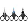 Stainless Steel Multifunctional Fishing Line & Lure Cutter, Small Serrated Scissors for Dyneema PE and Outdoor Use