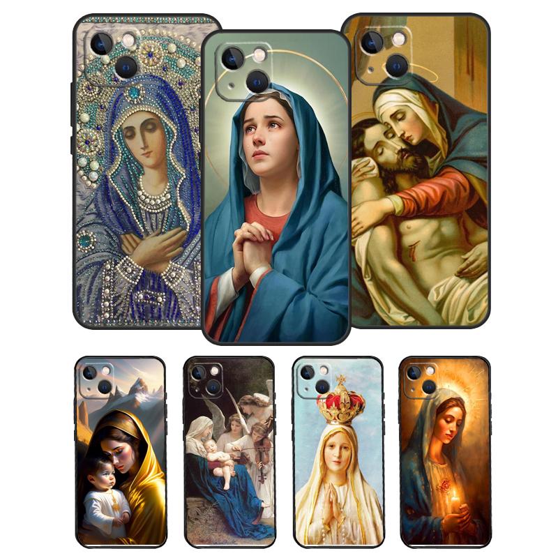 Virgin De Guadalupe Virgen Mary Phone Case For iPhone 17 Pro Max 14 13 12 11 15 16 Pro Max mini 15 16 Plus 16e Back Cover