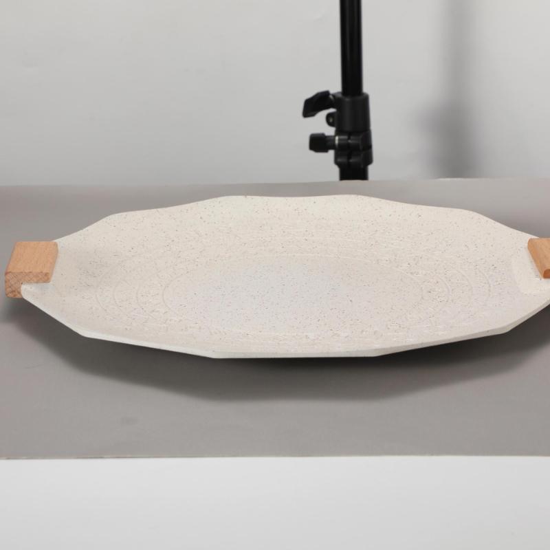 Non Stick Barbecue Pan Electromagnetic Stove Gas Stove Dual Purpose Barbecue Pan Outdoor Camping Card Stove Barbecue Smokeless