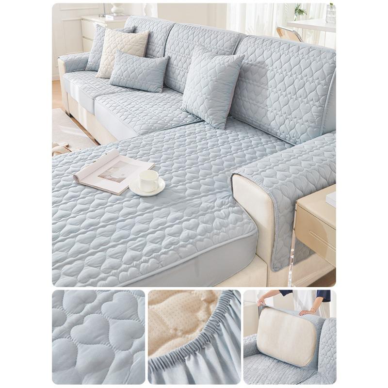 Cream Style Sofa Cushion Four Seasons Universal Elastic All-Inclusive Sofa Cushion Non-Slip Sofa Cover Backrest Cover Towel