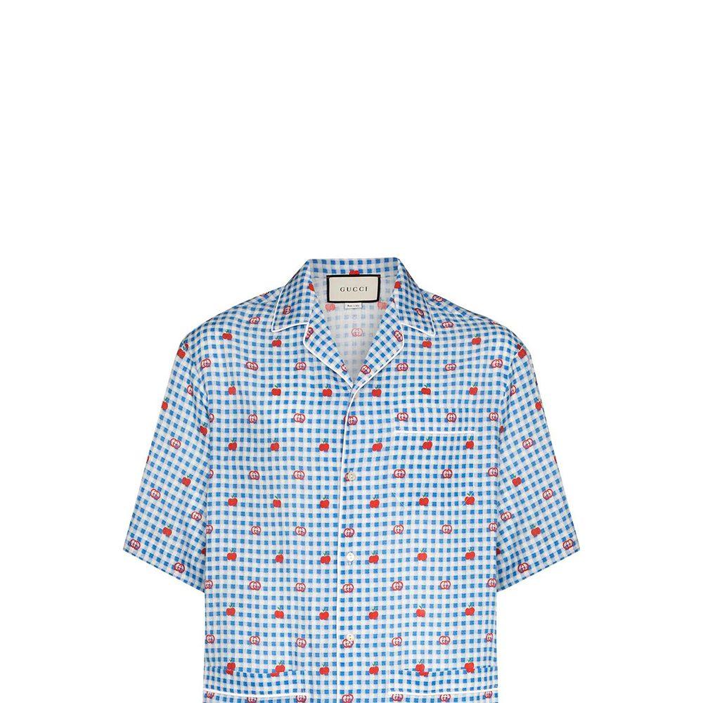 Gucci SS23 Shirt Men's Sky Blue 636406-ZAFEM-4428
