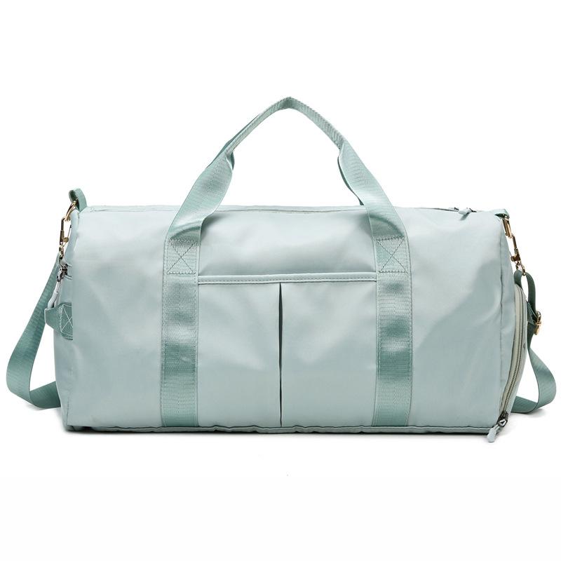 Large Travel Duffel with Wet Dry Separation Waterproof Gym Bag for Swimming Yoga Sports Organized Carryall Essential