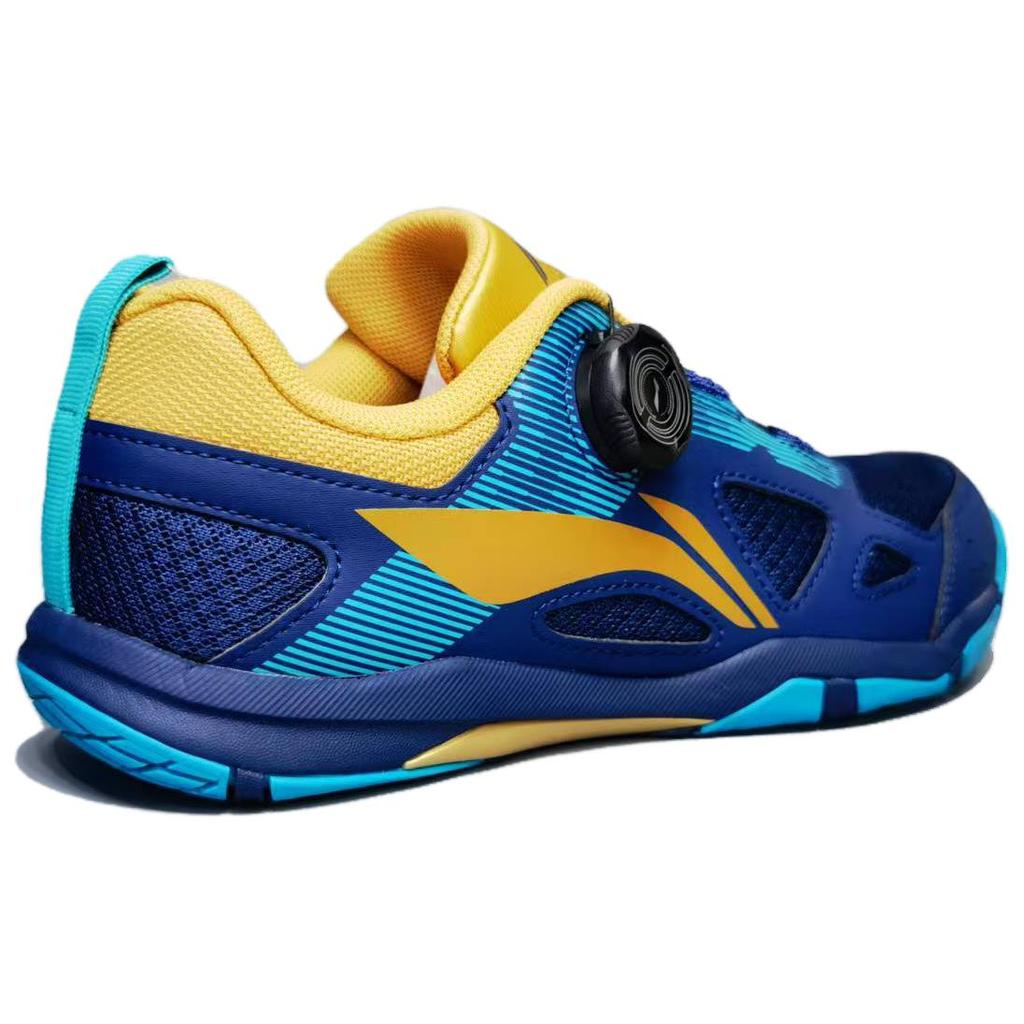 Li-Ning Versatile Simple Durable Breathable Functional Training Low-Top Table Tennis Shoes Unisex Shoes Ancient-Method-Gold-Lake-Blue APPV017-1