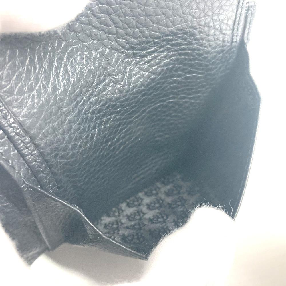 Dunhill logo Compact wallet Folded wallet Leather Black Unused
