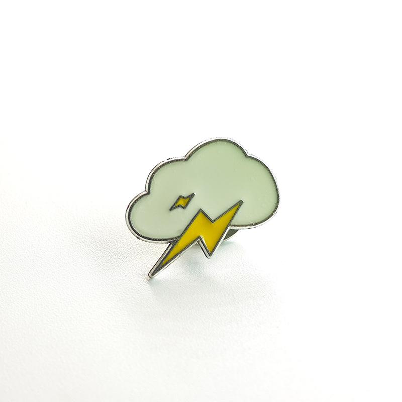 Cute Cartoon Metal Brooch - Trendy Fashion Accessory