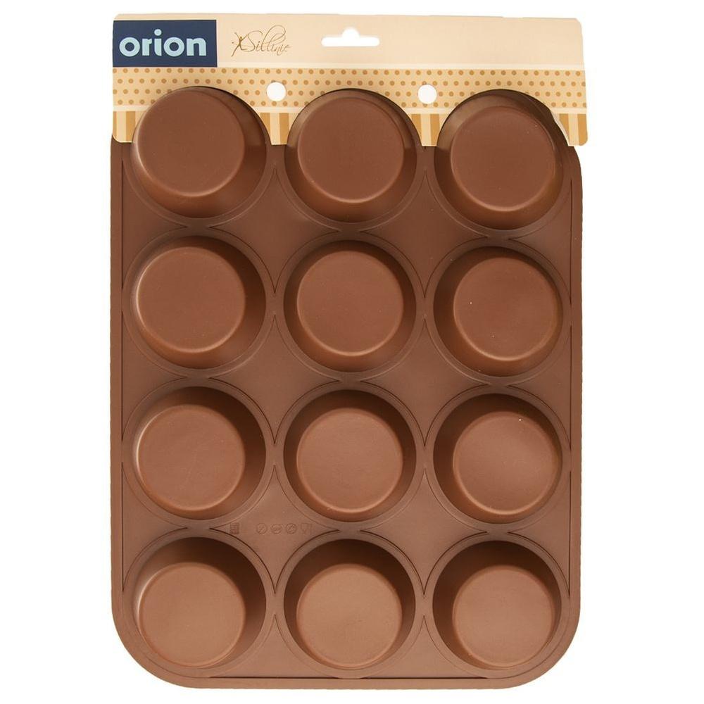 Silicone 12-Cup Muffin and Cupcake Baking Pan SILLINIE