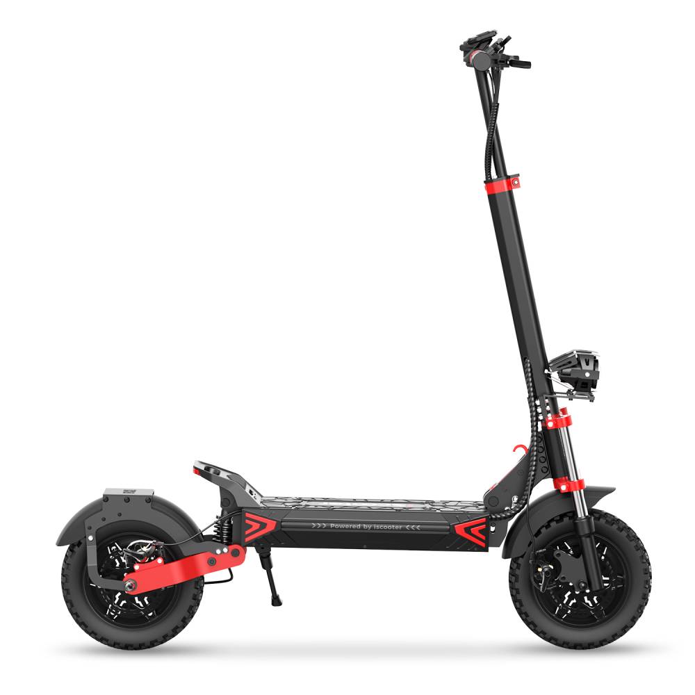 iScooter iX8 Adult Electric Scooter 1200W*2 Dual Motor, 12 inch Off-Road Tires, 48V 20AH Battery Foldable E-Scooter