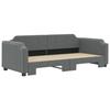 VidaXL Daybed with Pull-out Bed Dark Grey 90x200 Cm Fabric 3197635