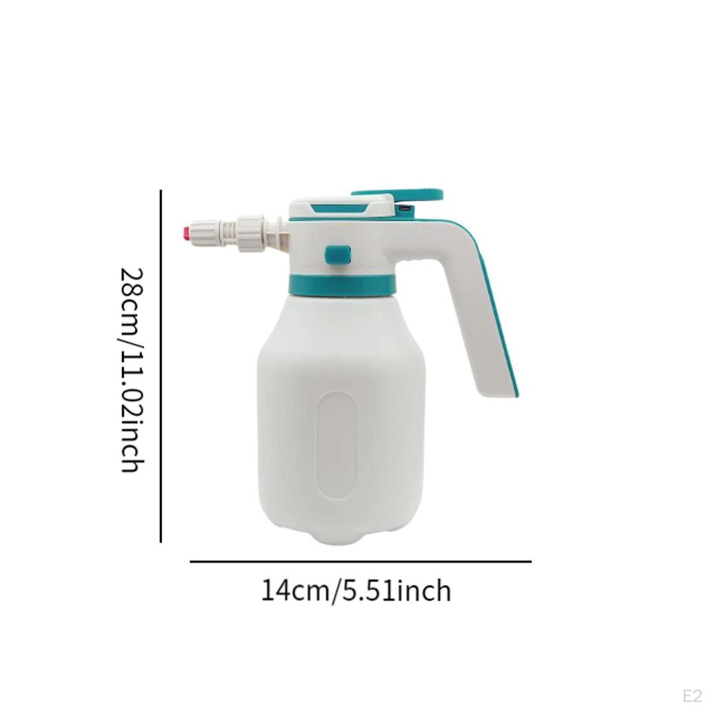 Electric Car Wash Foam Sprayer, 2L Portable Spray Bottle for Accessories with USB