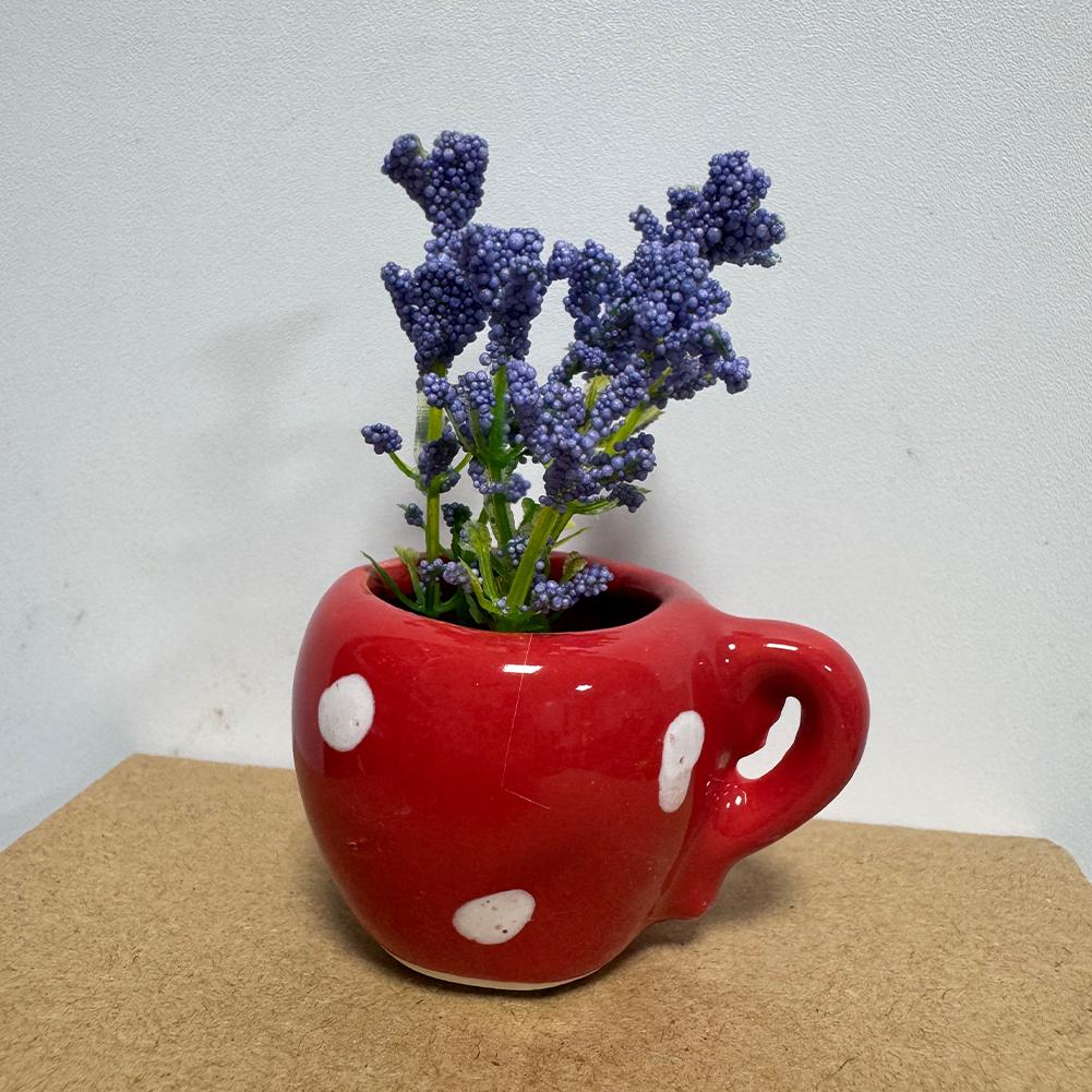 Mini Ceramic Vase Fridge Magnets Flower Vase Refrigerator Magnets Decorative Refrigerator Stickers for Kitchen Home Decor