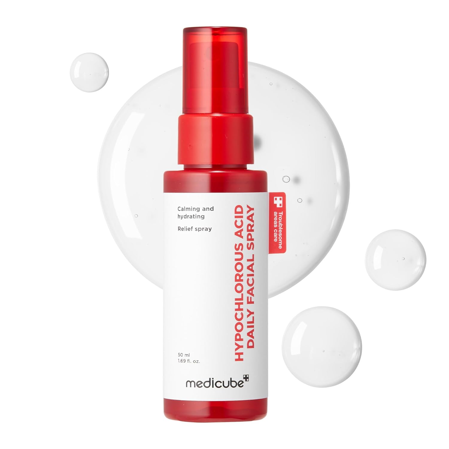 medicube powerful soothing spray, hypochlorous acid spray suitable for all skin types