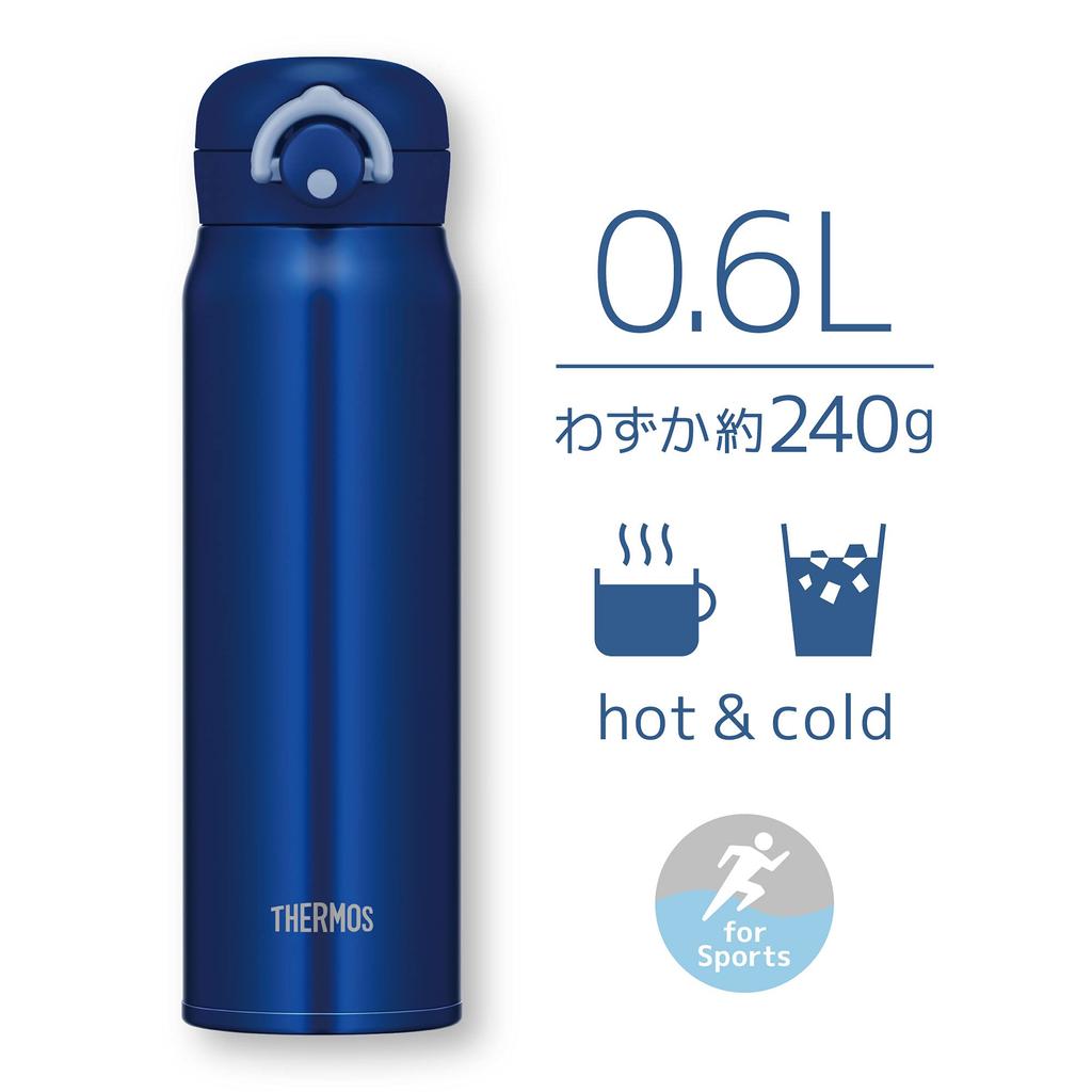 Thermos Vacuum Insulated Portable Mug, 600ml, Navy, JNR-602 NVY