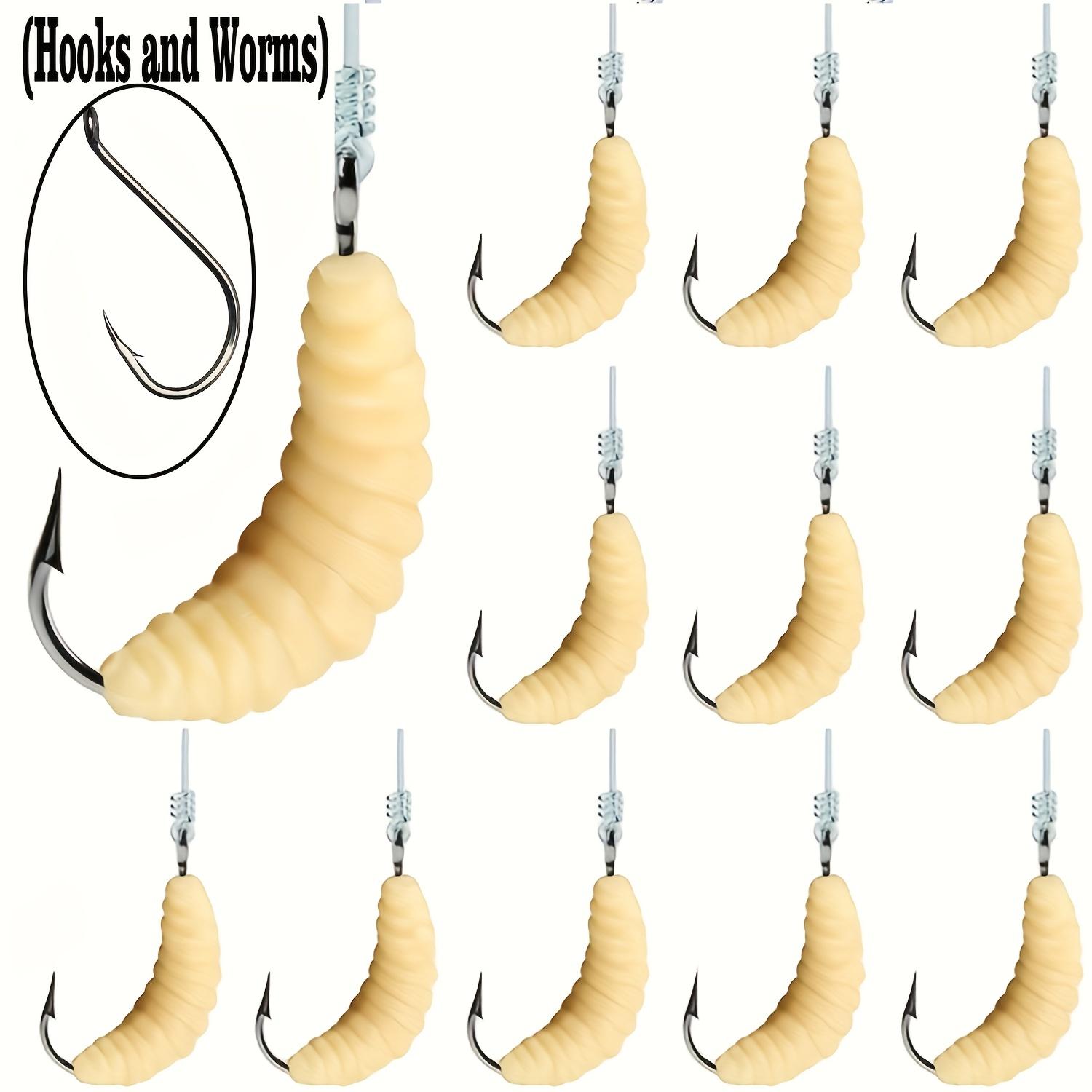 

Премиальные ПВХ-приманки для рыбы — раки, личинки и пескари — незаменимы для пресноводной рыбалки жёлтый