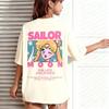 2026 Sailor Moon Unisex Women T-shirt Streetwear Anime Print Short Sleeve Graphic Tee Kawaii Summer Fashion Casual Y2k Clothes