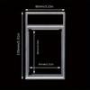 10/20/30pcs 35pt Standard Sport Card Trading Card Protective Boxes Acrylic Transparent Baseball Card Holders with Label Position