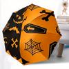 1 Stück Halloween Gruselig Automatisches Öffnen 8-Rippen Winddichter Regenschirm, Reise & Pendeln, Geeignet für Alle Jahreszeiten