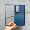 Funda Magnética Ultra Fina de Fibra de Carbono para Samsung Z Fold7, Protección Nano PC de Eje Medio