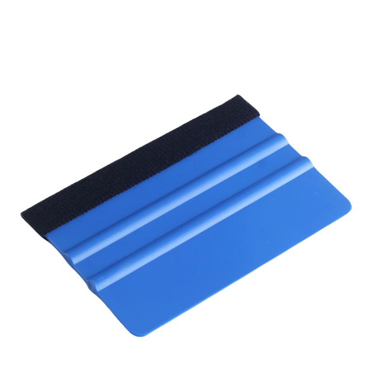 Color-Changing Car Film & Wall Sticker Flocking Scraper with Thickened Felt