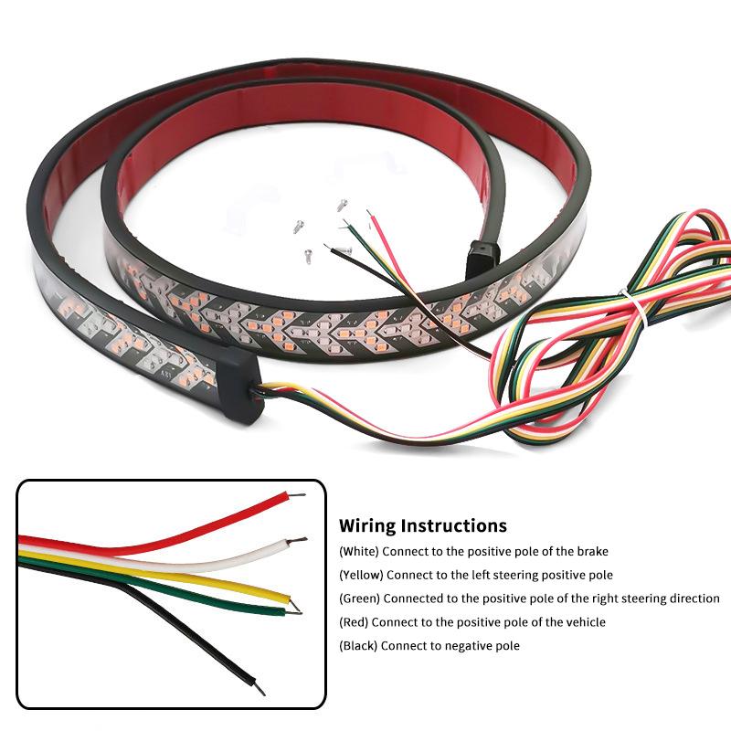 Led Tailgate Light Bar Strip, 2026 Upgraded Light Led Bar Signal Break Reverse, Turn Signal Strip