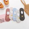 5 PairsLot Women Socks Summer New Lovely Invisible Sock Slippers No Show Socks Cute Love Print Ankle Socks Female Short Socks