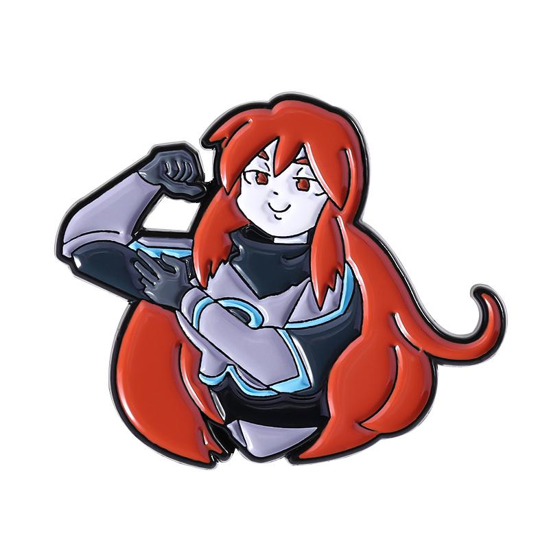 Spiel Anime Charaktere Emaille Anstecknadeln Benutzerdefiniert Stark Loli Anstecker Reversabzeichen Kleidung Tier Schmuck Geschenk für Kinder Freunde