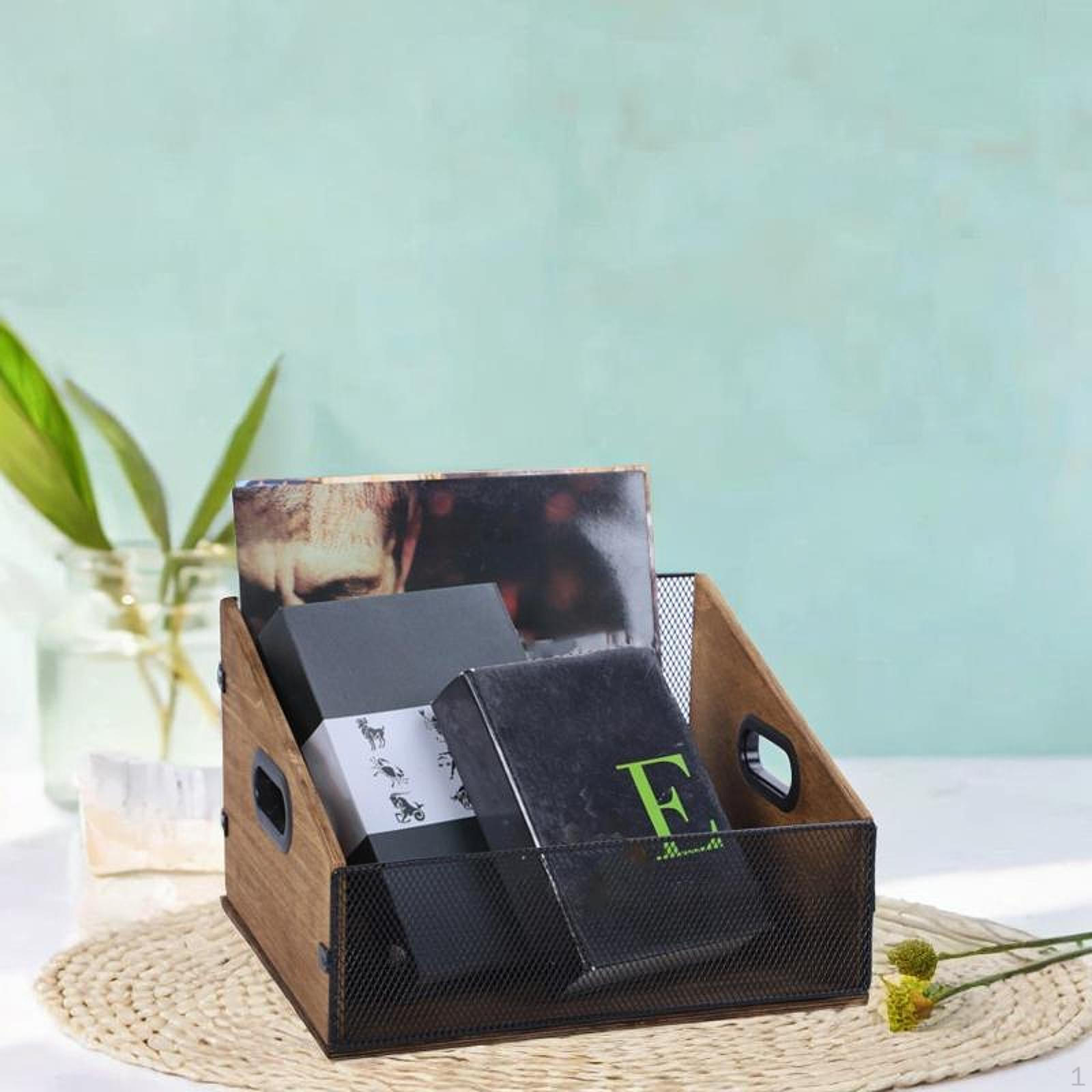 

Деревянный ящик для хранения виниловых пластинок, многоцелевой, компактный, прочный, для альбомов с записями