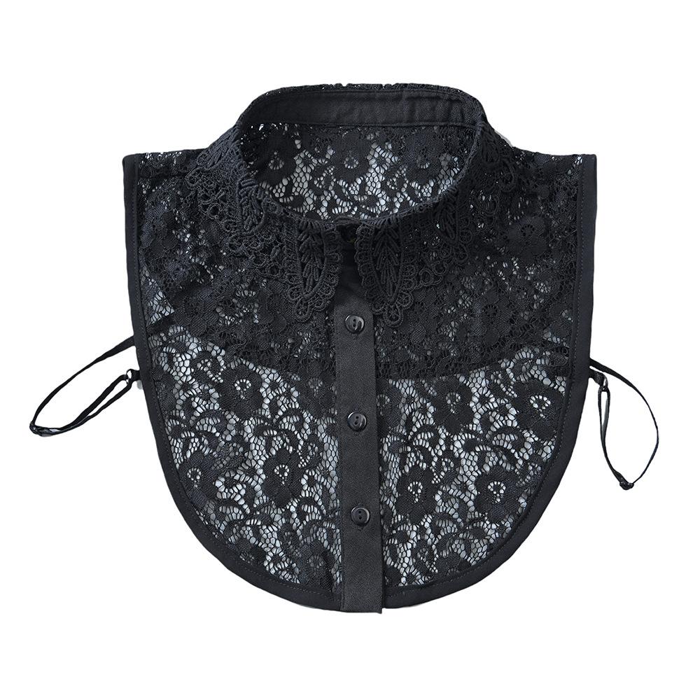 Small Floral Fake Collar, Spring And Autumn Versatile Shirt Fake Collar, Casual Sweater With Doll Collar Inside