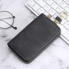 Zipper Closure Keychain Pouch Key Ring Car Key Organizer Simple Housekeepers Key Holder  Men Women