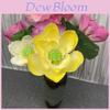 Artificial Lotus Flower Decor With Soft Silicone For Home Water Pool Waterfall Scene