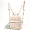 quilted backpack with pouch MONI1047 Beige [Monica] Women's (21)