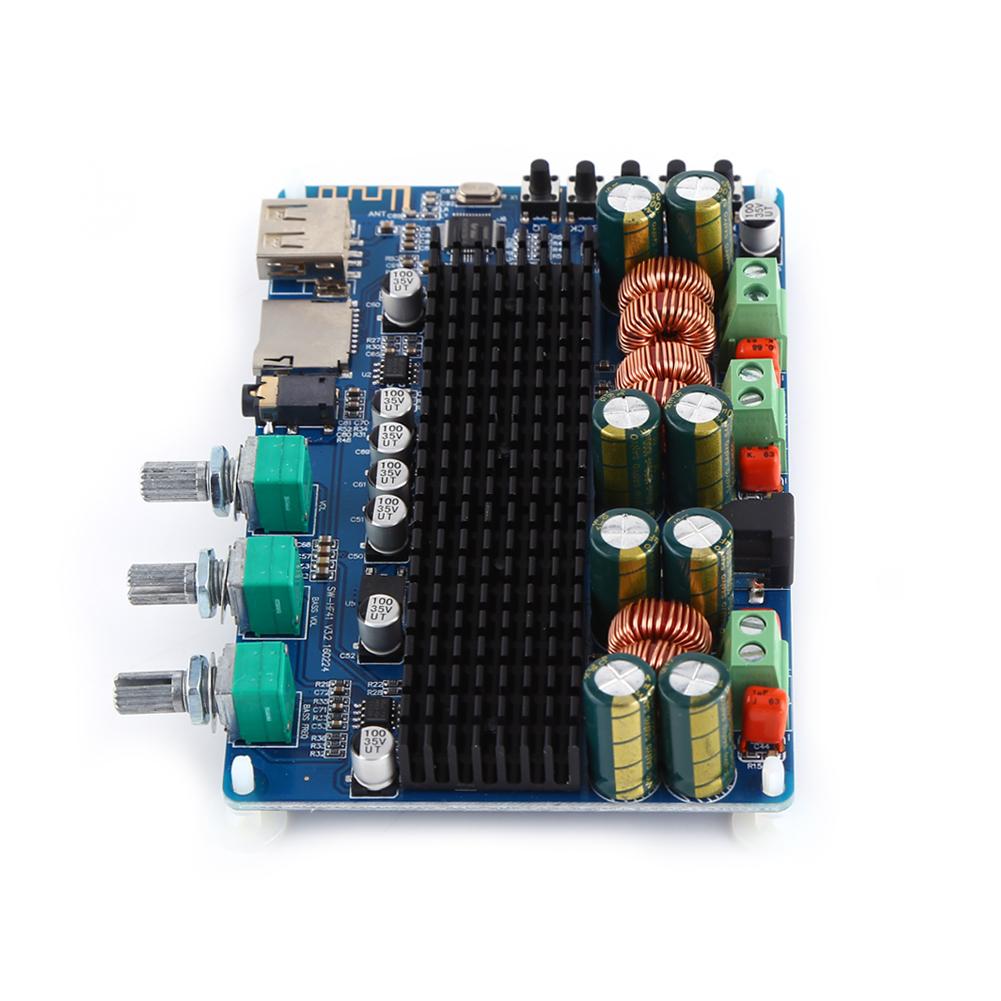 

Плата цифрового 2.1-канального підсилювача Bluetooth USB TF Вхід 50 Вт+50 Вт Стерео 100 Вт Вихід сабвуфера