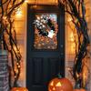 Halloween Wreath Front Door Hanger Garlands Decor Halloween Decorations Wall Hanging Ornament Wreaths Halloween Party Supplies