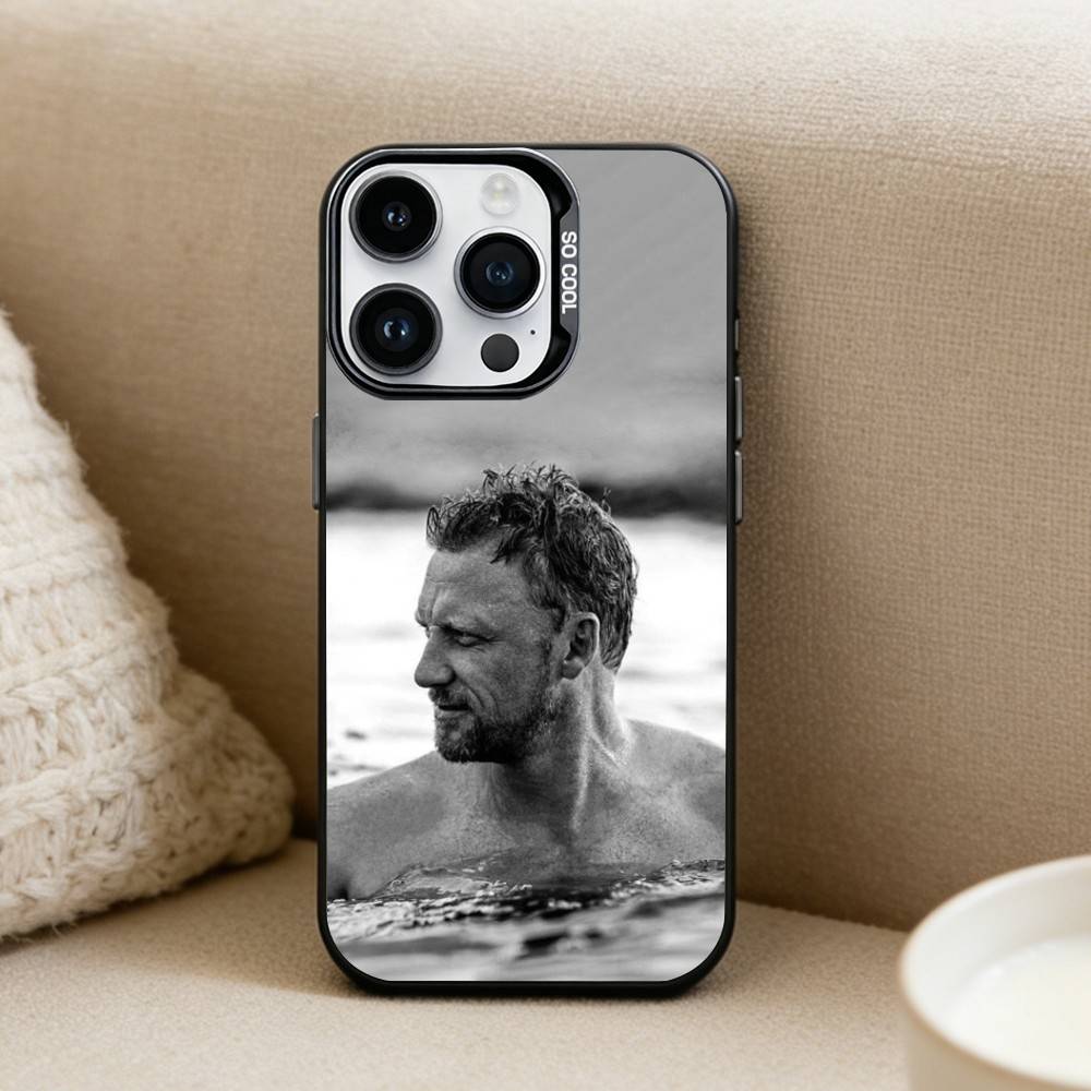 K-Kevin M-McKidd Phone Case For iPhone17, 16,15,14,13,12 Pro Max Black Candy Matte Shockproof Cover