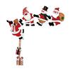Santa Christmas Door Corner Decor Christmas Door Frame Decor Snowman Reindeer Frame Sign Wooden Pendant For Party House Dec Y3L1