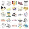 50 Personalized Motivational Spanish Stickers: Colorful Slogans for Cups, Laptops & More