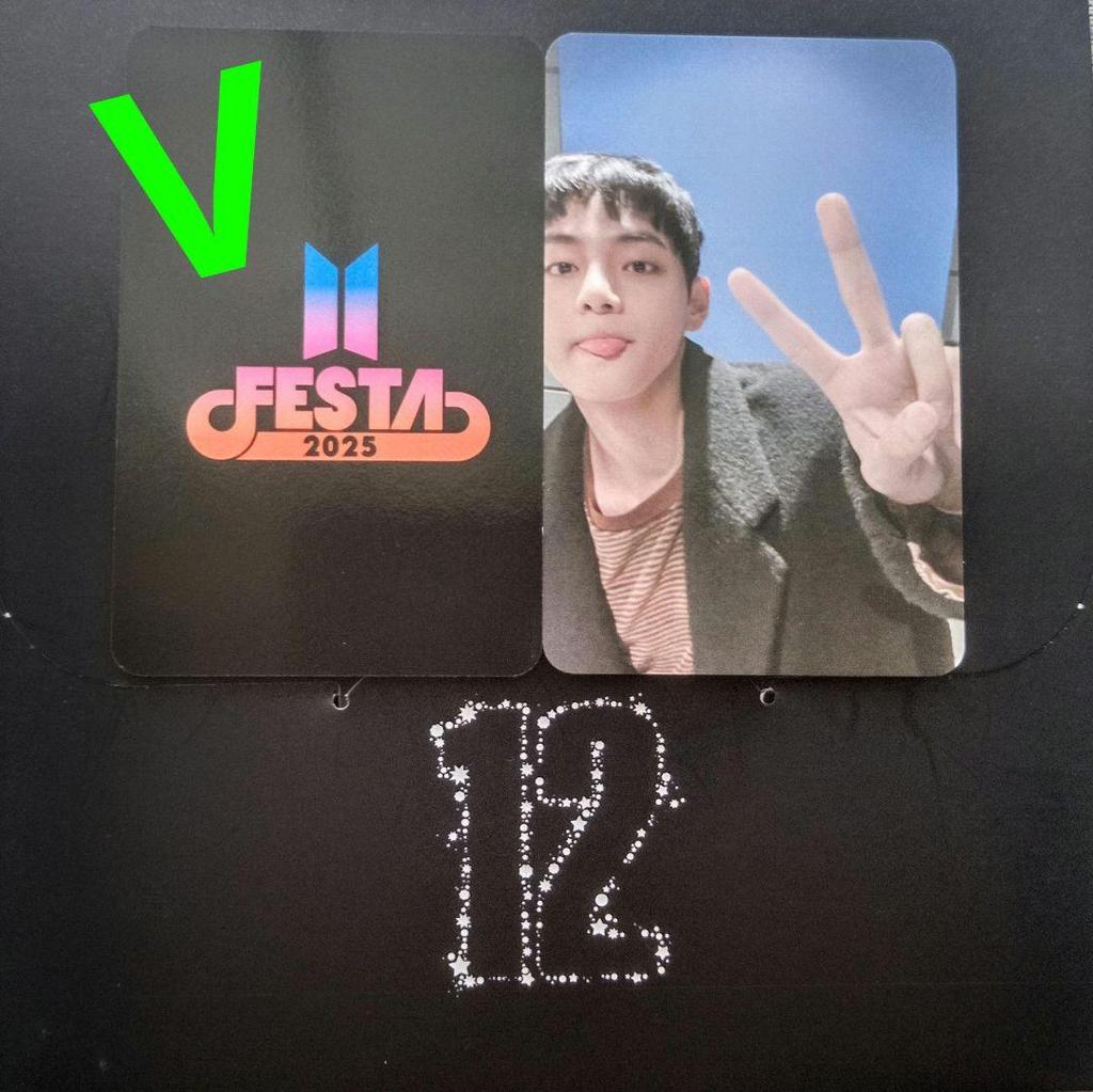 [USED] V trading card BTS FESTA2025 ARMY ZONE Festa FC exclusive