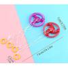 Kids & Adults Stress Relief Toy Pull String Flashing Flying Wheel Glowing Spinning Top (Bag, 10pcs*s) Random Color 1