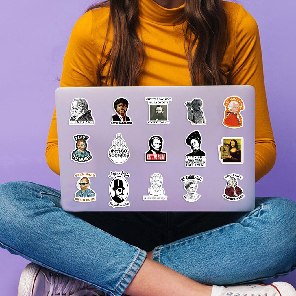 50 Funny Celebrity Expressions Graffiti Stickers Decorate Guitar Notebook Suitcase DIY Waterproof Stickers