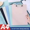 A4 Vertical Clipboard Hardboard Writing Pad with Paper Clip - Office Supplies