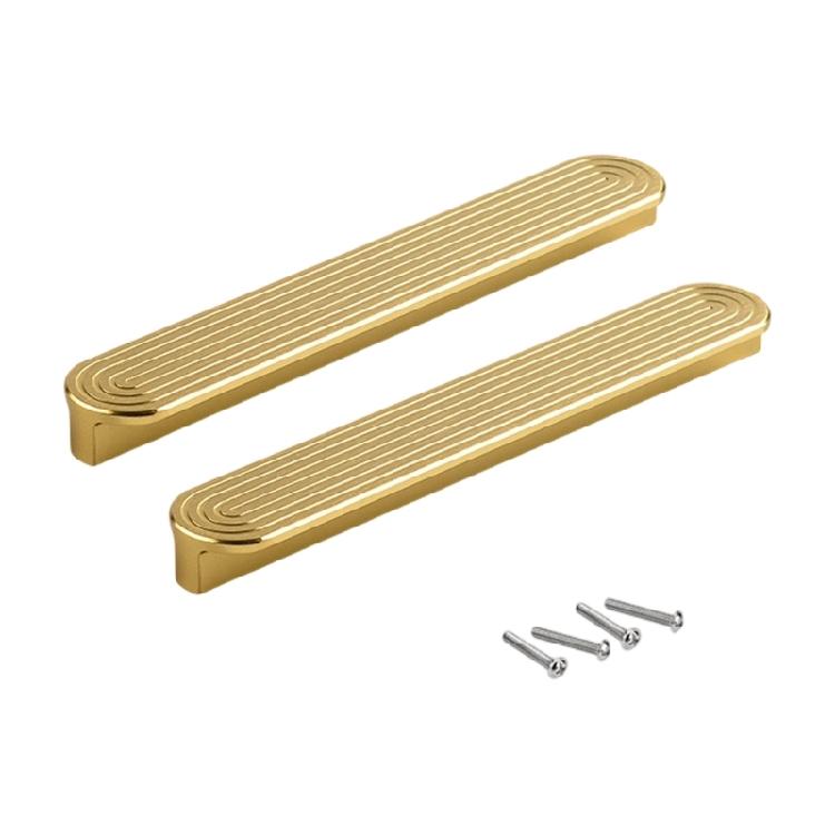 Strong Aluminum Pull Handles Simple Styles Design Cupboard Handle for Drawers & Cabinets No Tool Required for Installation