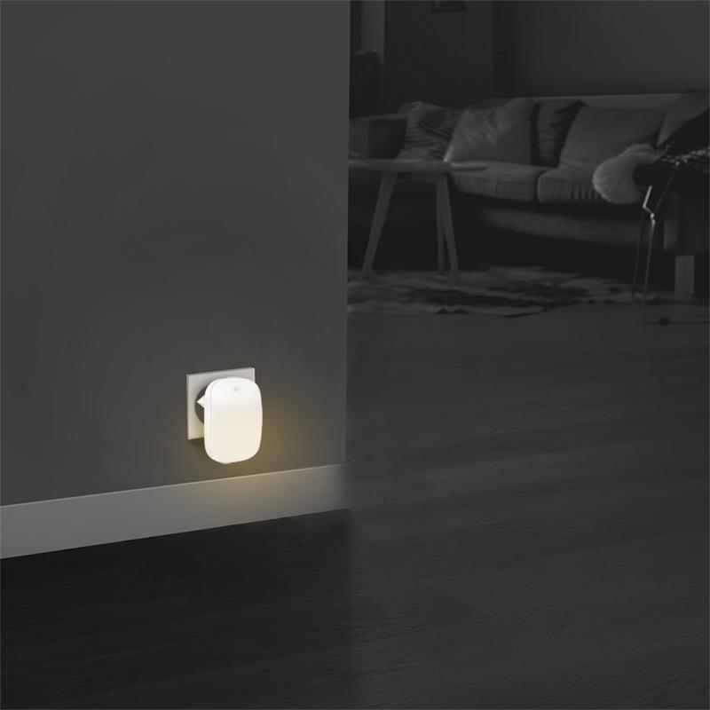 LED night lamp with twilight sensor 0.25W 2700K warm white LogiLink