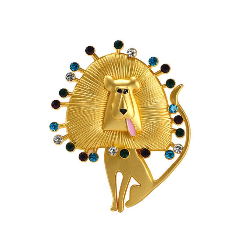 Animal Brooch Pin With Electroplated Alloy For Fashion Accessory And Wardrobe Decor