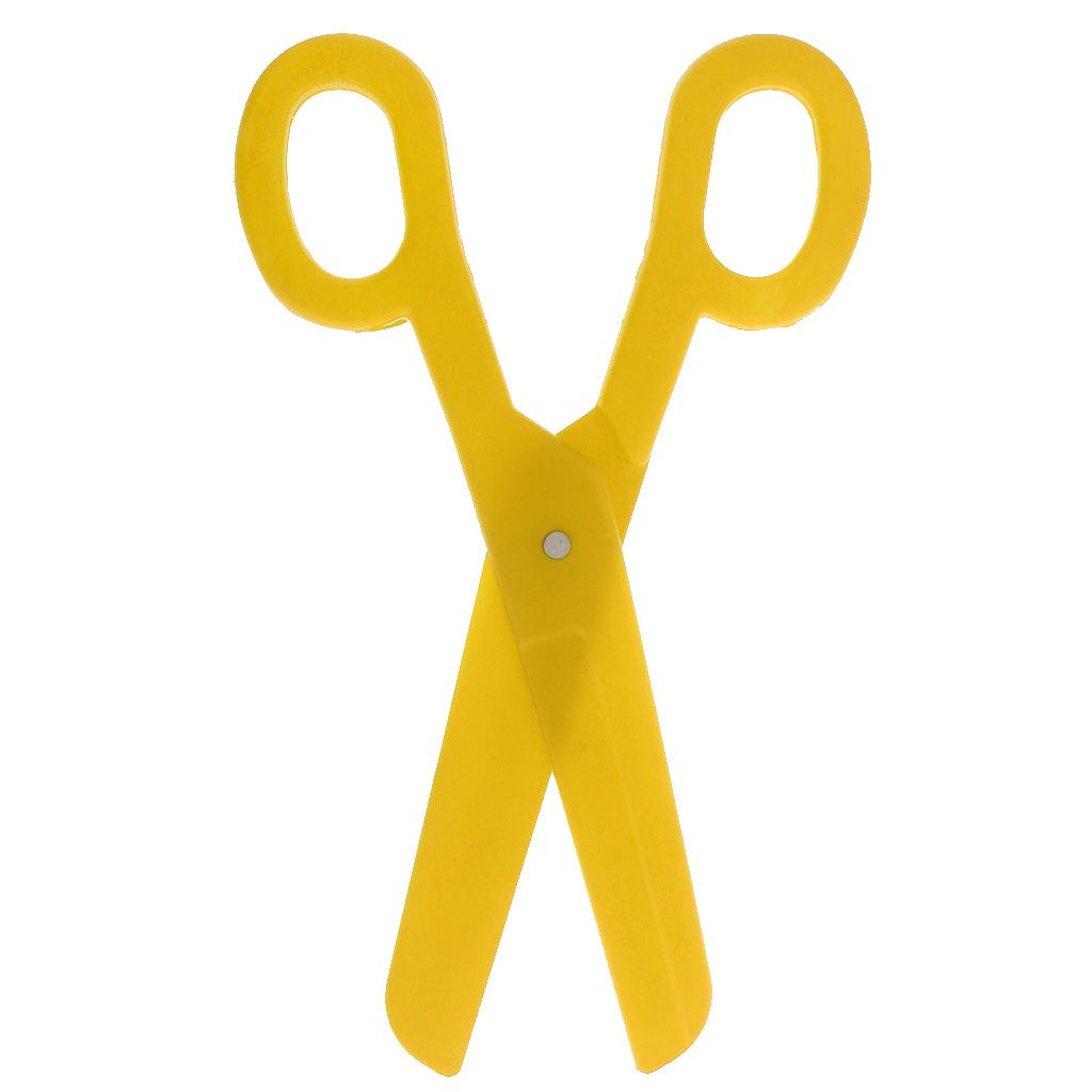 Funny Large Scissor Costume Prop Plastic Toy Clown Jumbo Prank Joke for Halloween Celebration