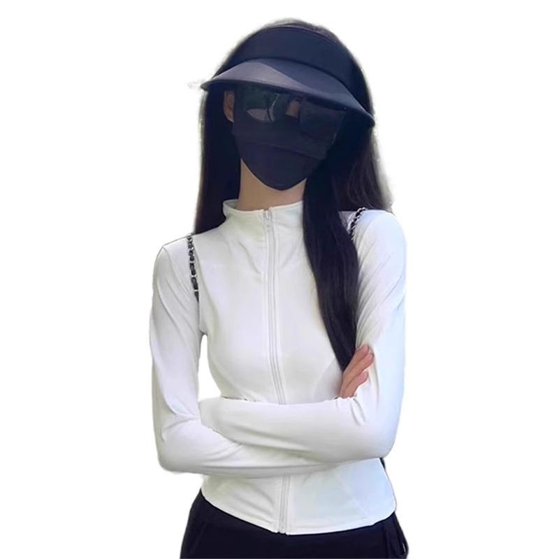 Women's Gray Ice Silk UV Sun Protection Summer Cardigan Jacket 2025