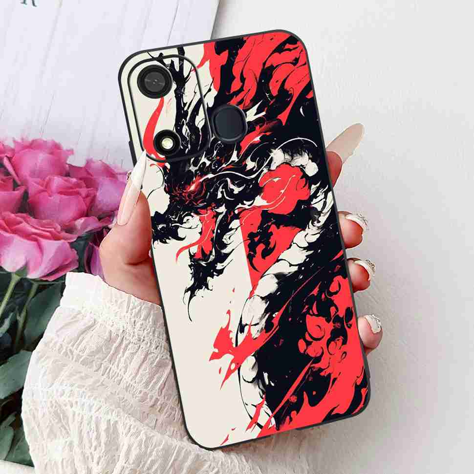 Fashion Butterfly For Itel A27 A27 Case Soft TPU Silicone Black Cover For Itel A27 ITEL P17 Luxury Flower Protective Casing Bags