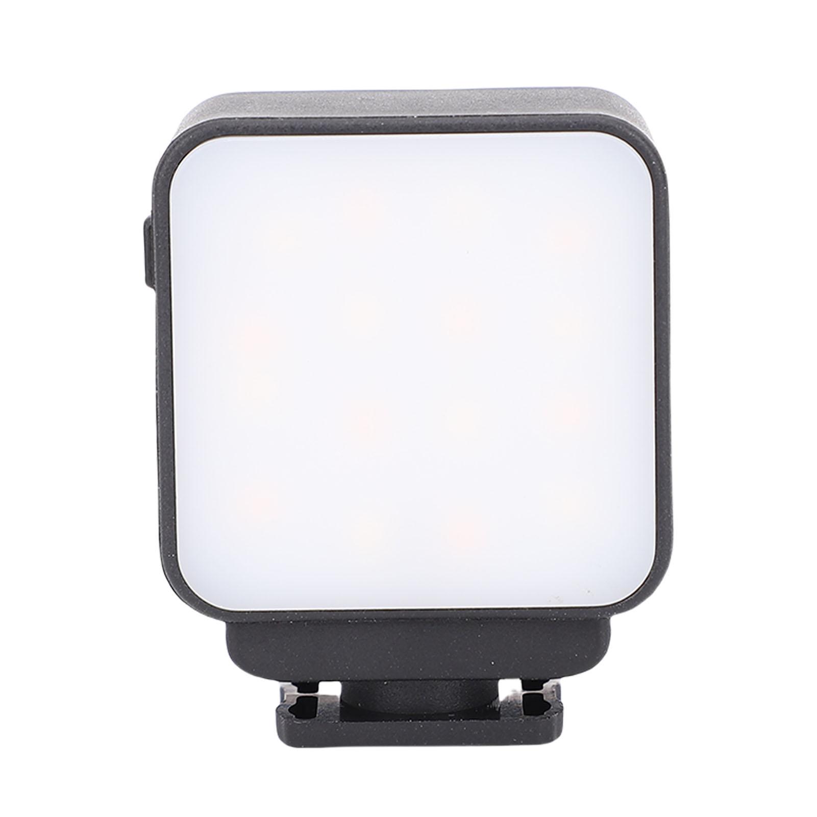 

LED Video Light Fit for Pocket 3 Action Camera Fill Light Vlog Selfie Light with 16 LED Beads for Video Recording White чёрный